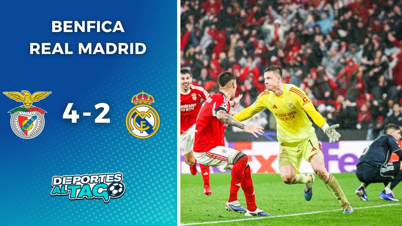 ✅ BENFICA 🆚 REAL MADRID EN VIVO CHAMPIONS LEAGUE - JORNADA 8 ⚽