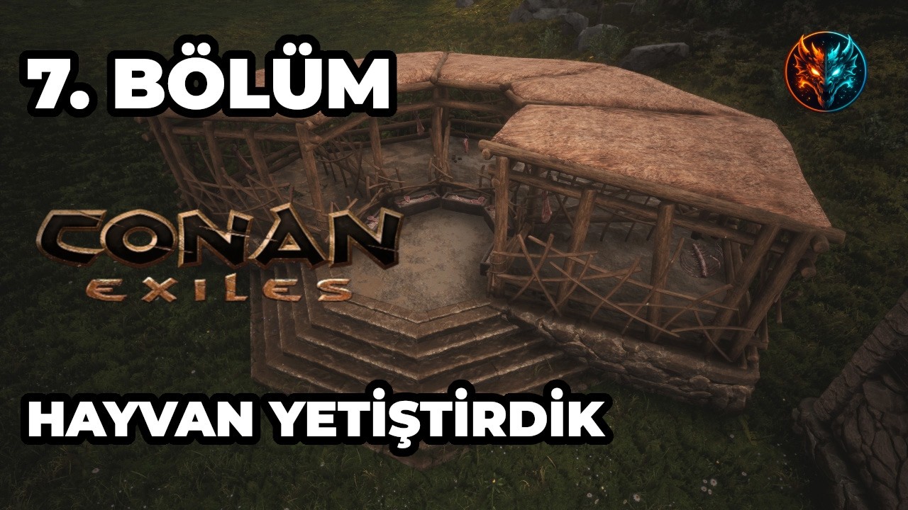 Conan Exiles Bölüm 7 | Hayvan Yetiştirdik - Zırh Yaptık