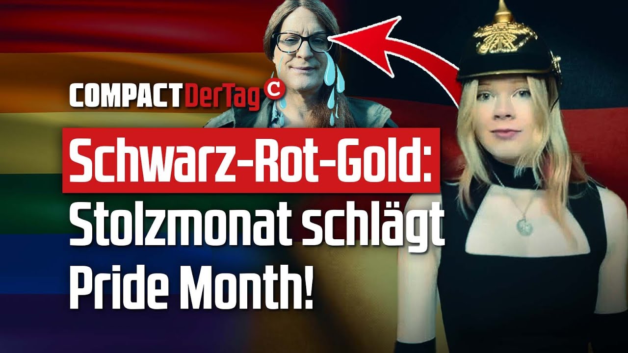 Schwarz-Rot-Gold: Stolzmonat schl&auml;gt Pride Month!💥
