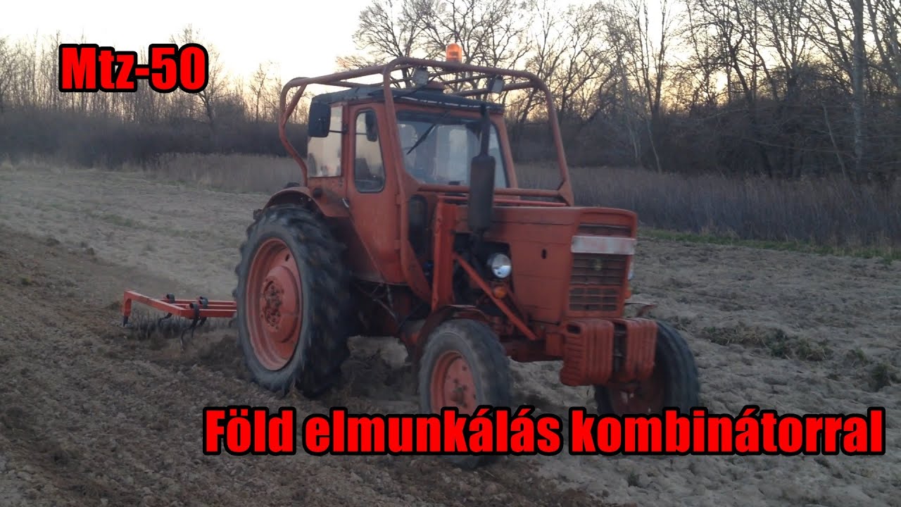 Föld elmunkálás kombinátorral | Mtz 50