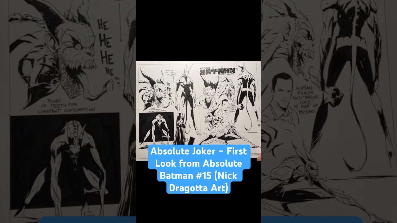 FIRST LOOK at the ABSOLUTE JOKER | Nick Dragotta&rsquo;s Creepy New Design in Absolute Batman #15!
