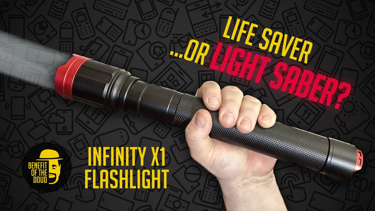 Infinity X1 Flashlight Review   5,000 Lumen light cannon!