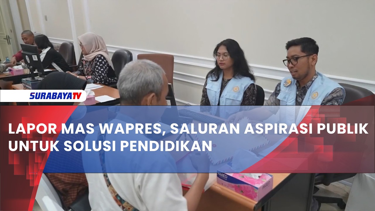 LAPOR MAS WAPRES, SALURAN ASPIRASI PUBLIK UNTUK SOLUSI PENDIDIKAN