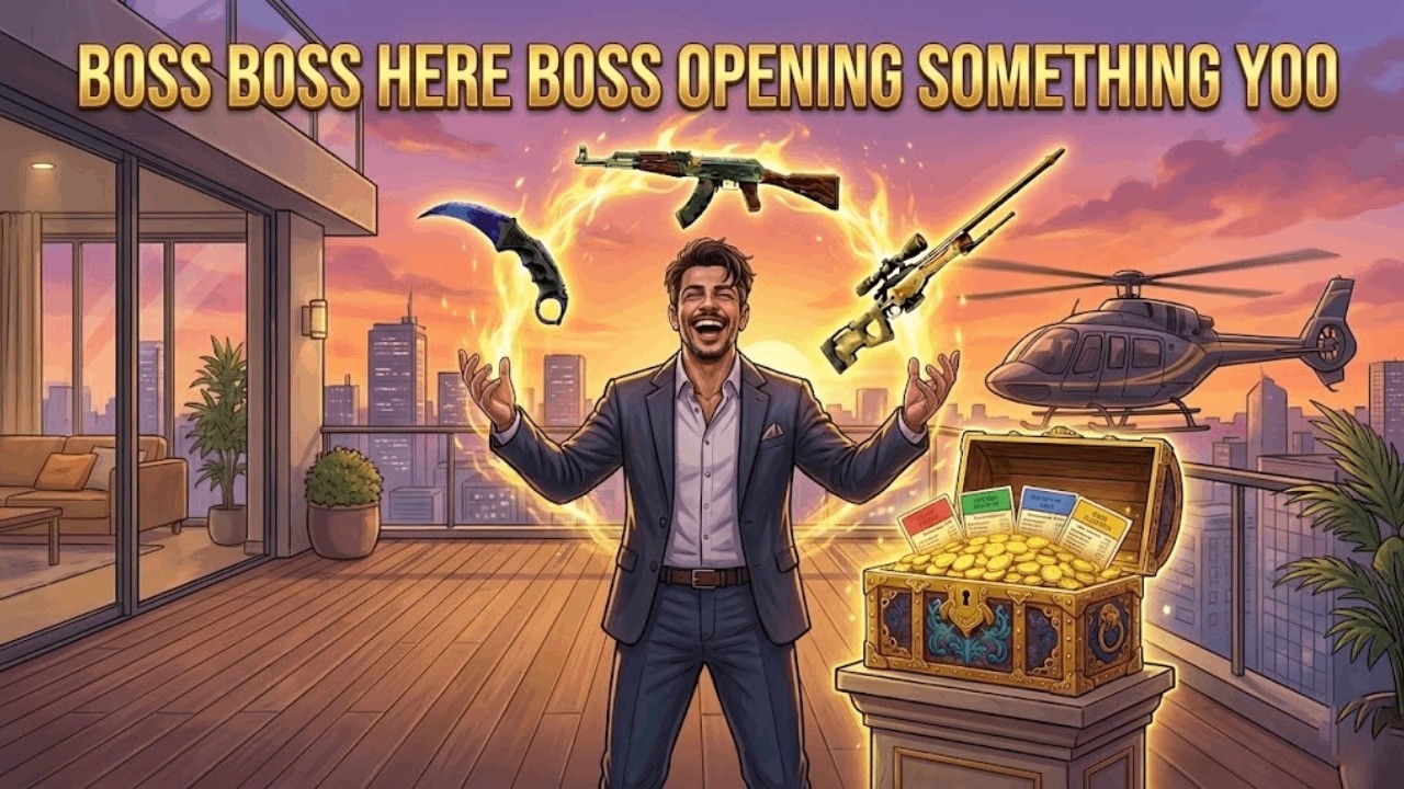 BOSS BOSS HERE BOSS OPENING SOMETHING YOO