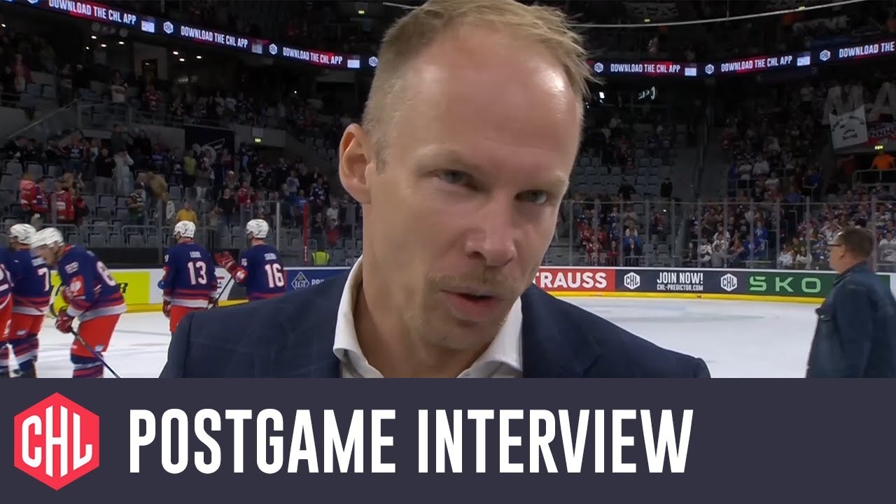 Postgame interview: Adler Mannheim vs HC Bolzano