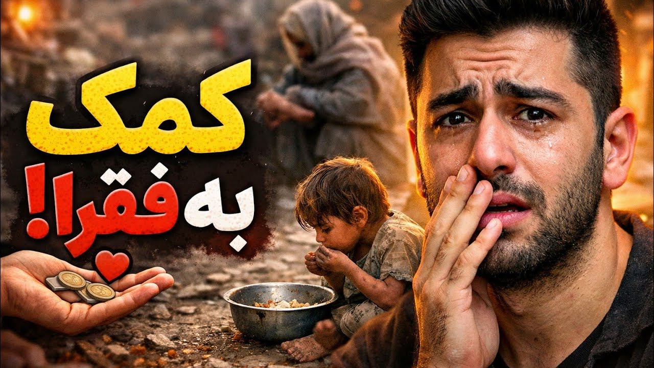 کمک کردن ومهربانی به نیازمندان 💔😪واقعا چه زیباست انسانیت🌹🤝🏻