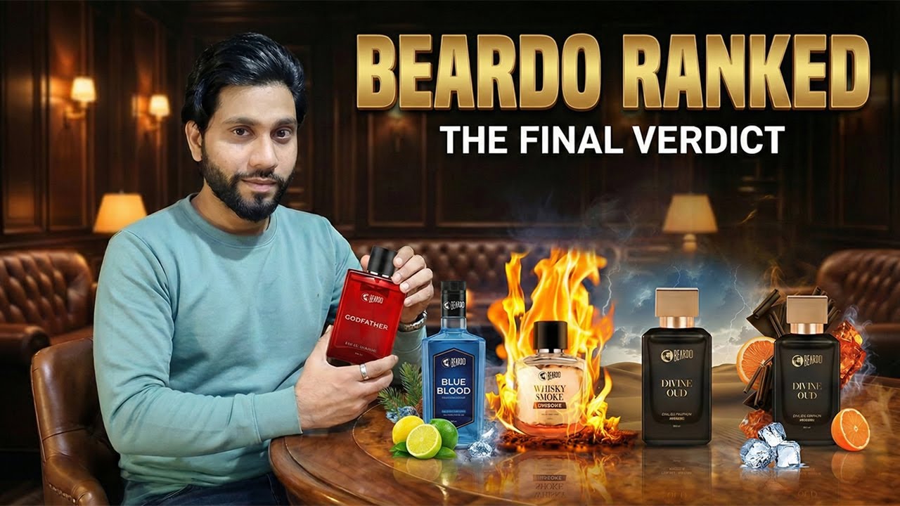 I Tested 5 Beardo Perfumes Here's My Ranking | Godfather, Blue Blood, G&T, Divine Oud, Firebomb