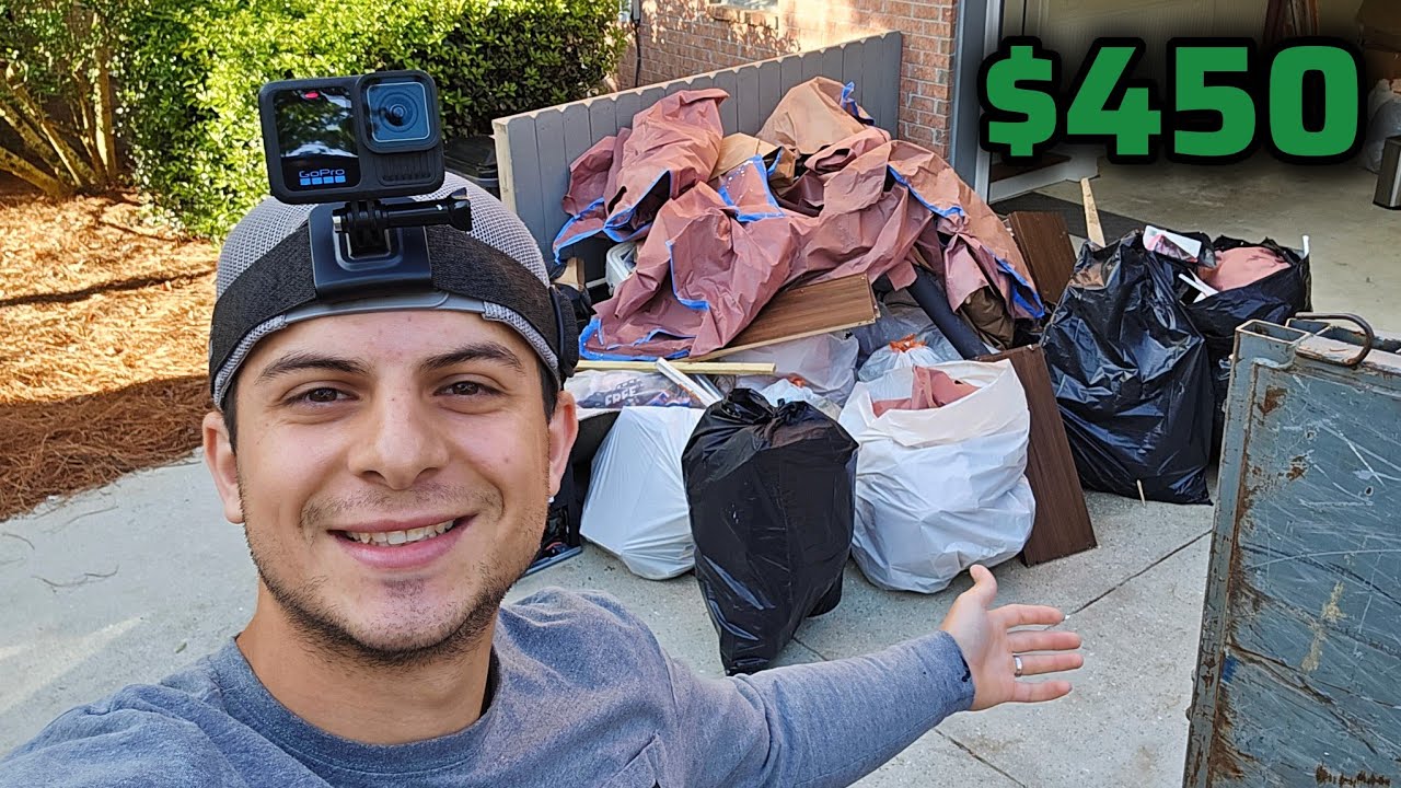 This Junk Removal Job Was Easy Money! | Day In The Life Of A 23 Year Old Business Owner