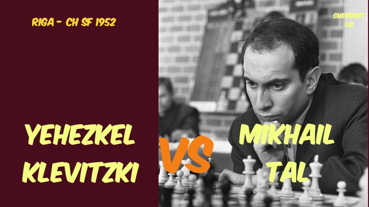 Mikhail Tal vs Yehezkel Klevitzki (Riga - ch sf 1952) #chess