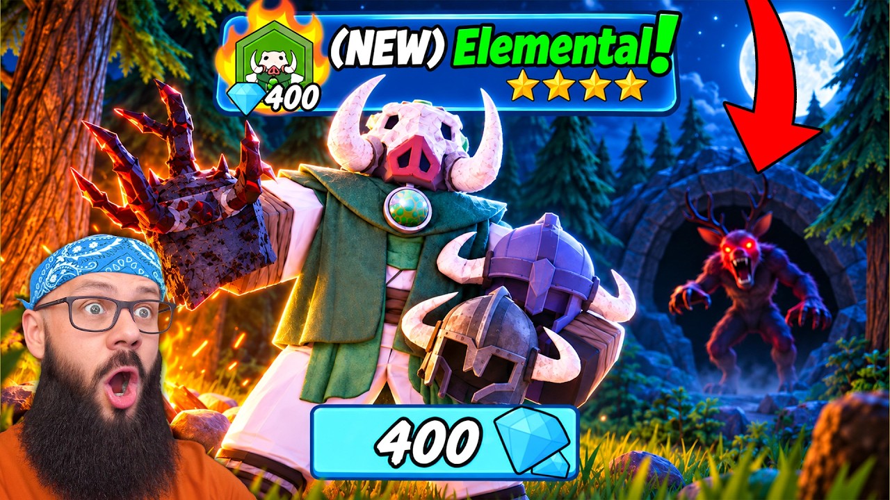 KUPIŁEM NOWĄ 4-GWIAZDKOWĄ POSTAĆ ZA 400 DIAMENT&Oacute;W w 99 DNI WLESIE Na ROBLOX