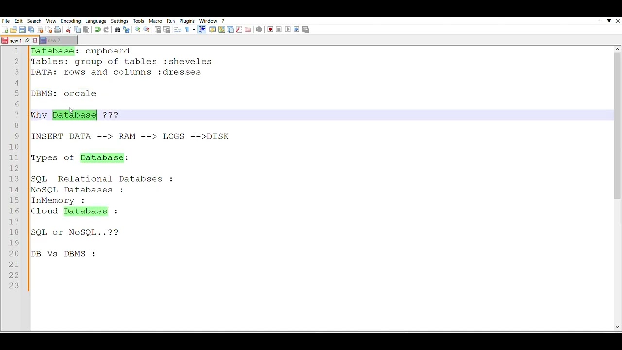 Intro to Database (Database series) -1