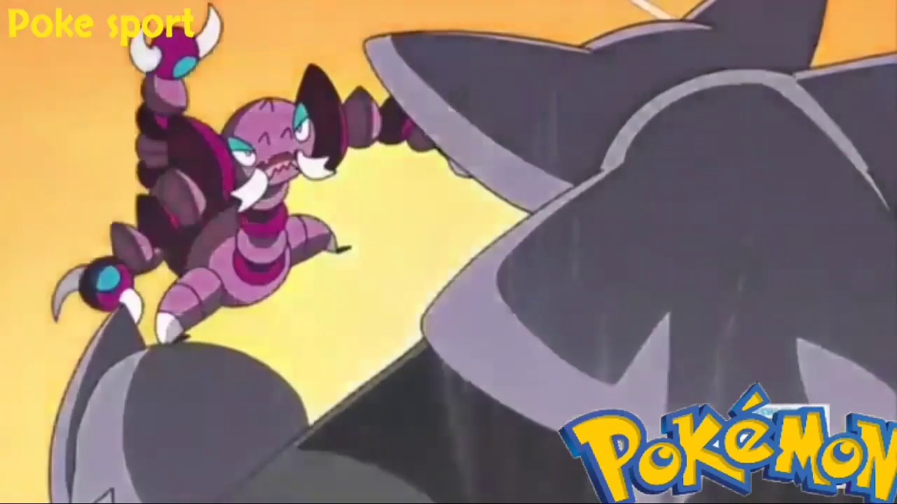 [Pokemon Battle]-Ash Glisor vs Drapion (Sinnoh league victors)