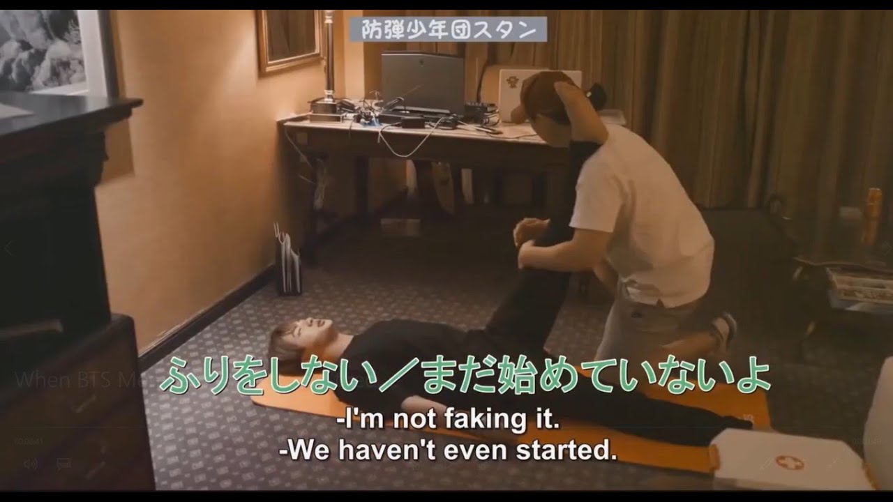 When BTS Members are Tired and Sick ...