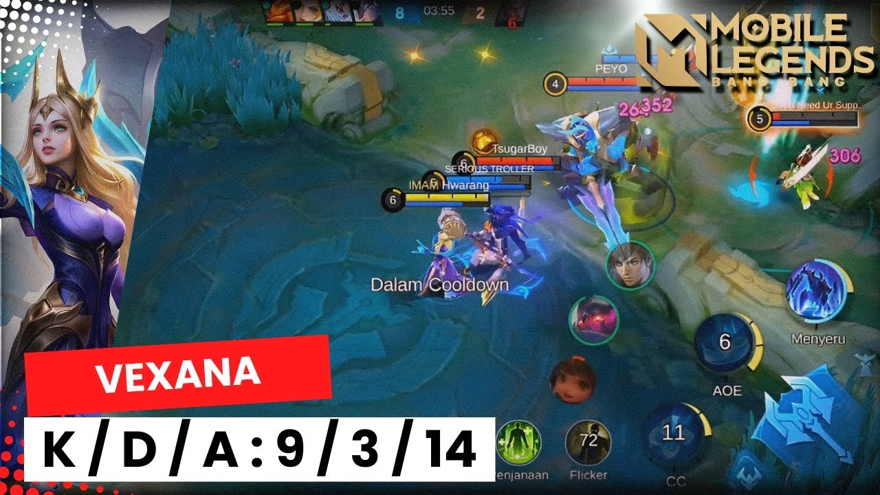 The Queen Who Rules The Lord / Vexana Gameplay / Mobile Legends / Midlane Gameplay