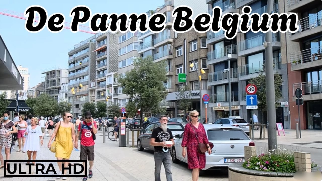 De Panne Belgium | Walking in De Panne Town & Beach | The Beauty of De Panne 4K