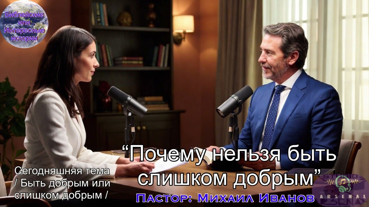Беседа / пастор: Михаил Иванов - Тема / Почему нельзя быть слишком добрым / #arsenzacarean