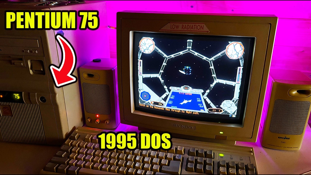 POV: На дворе 1995 год, и вы только что установили STAR WARS: TIE FIGHTER на Pentium 75! (MS-DOS)