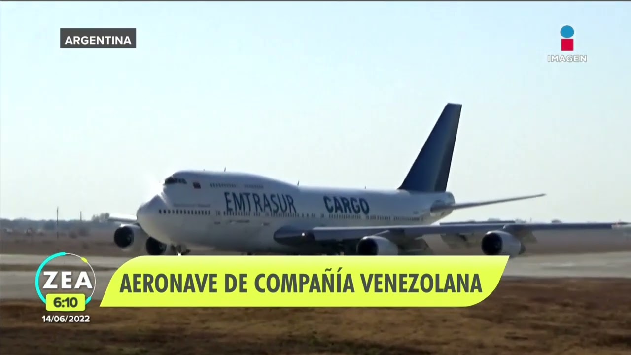 Retienen avión con tripulantes venezolanos e iraníes en Argentina | Noticias con Francisco Zea