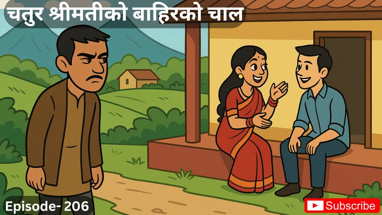 चतुर श्रीमतीको बाहिरको चाल.... - 206 #kathamandap #suspensestories   #lokkatha