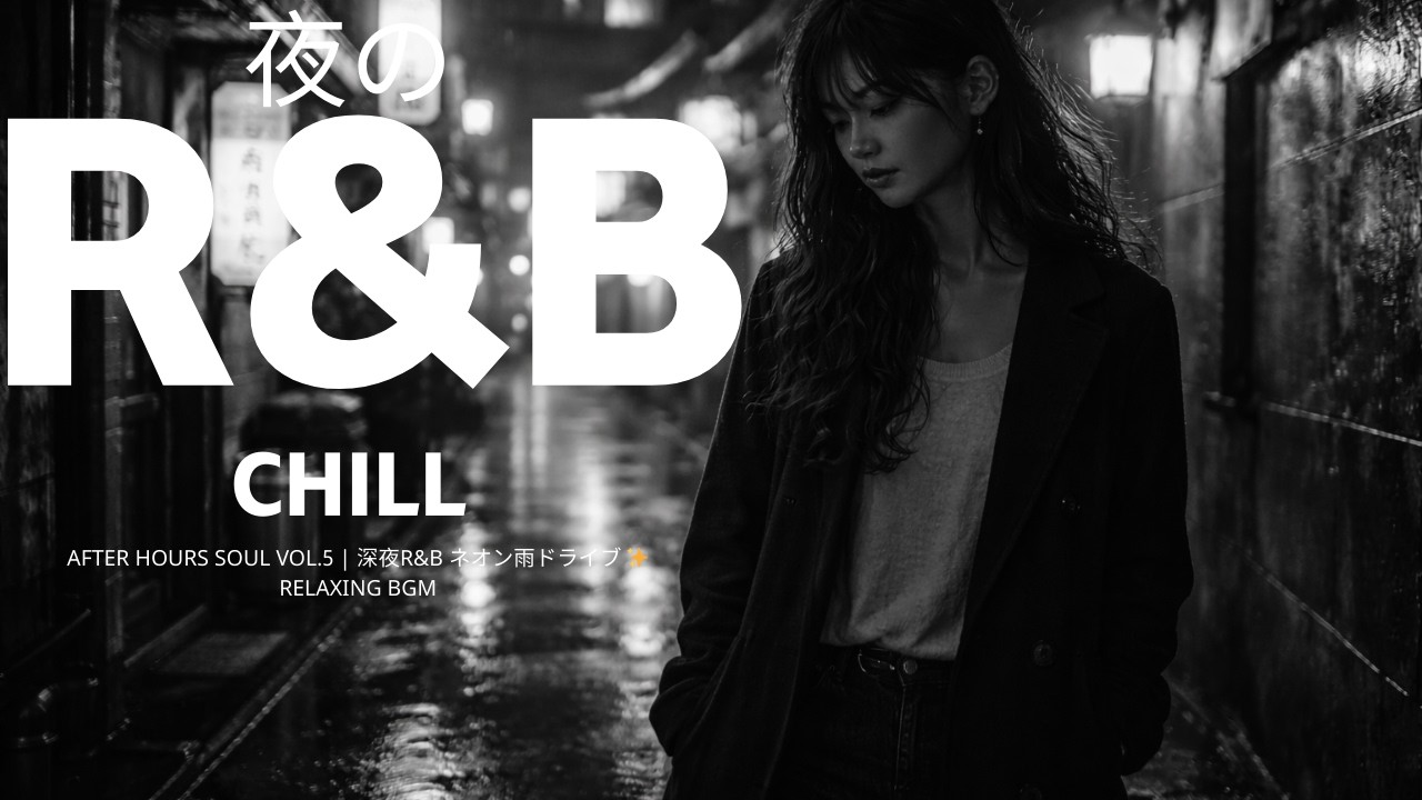 After Hours Soul Vol.5 | 深夜R&B ネオン雨ドライブ ✨ Relaxing BGM