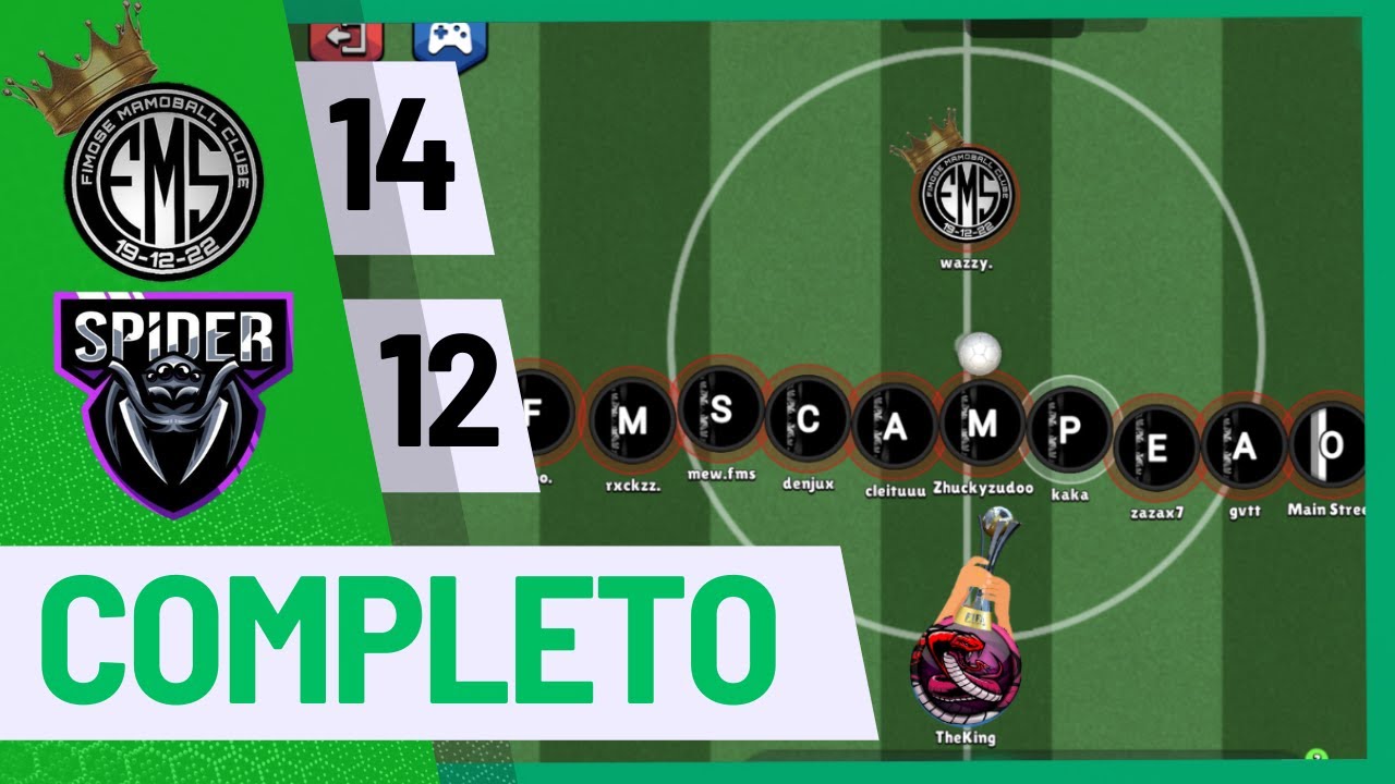 O MELHOR JOGO de CLUBES DA HISTÓRIA! FMS CAMPEÃO MUNDIAL contra SPIDER