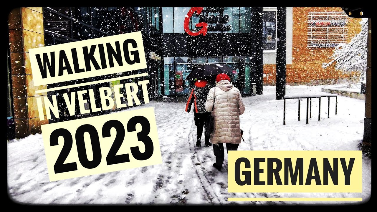 🇩🇪Walking in Velbert Germany 2023 4K