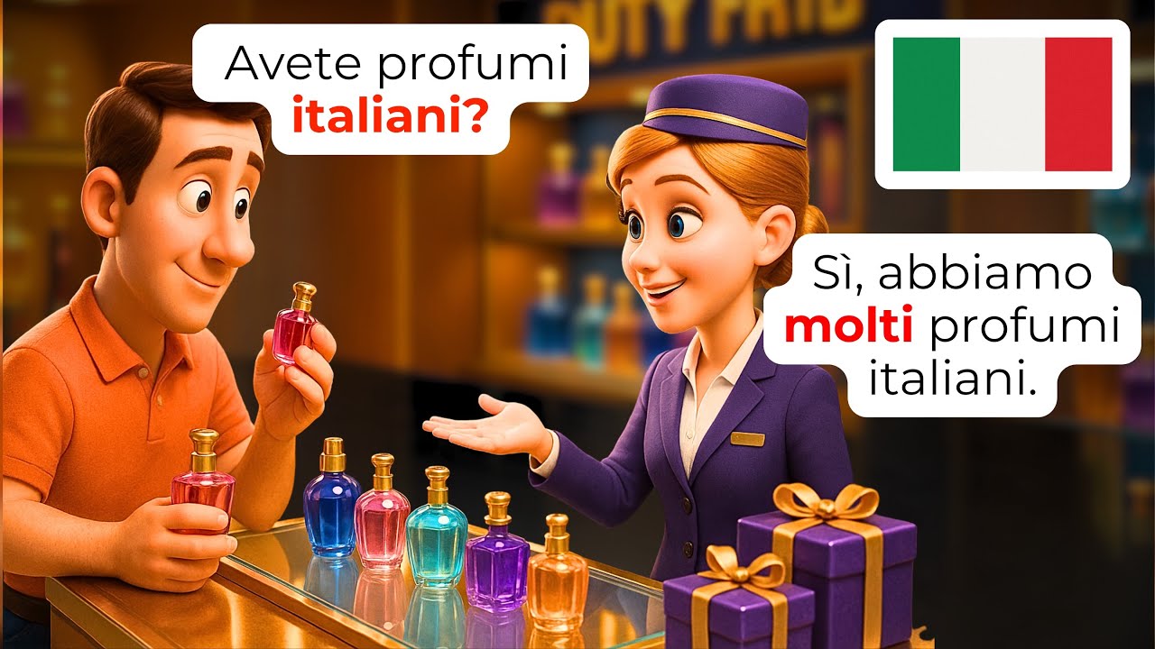 🇮🇹 Освой итальянский в аэропорту: 15 реальных разговоров | A1-A2 | Учите итальянский
