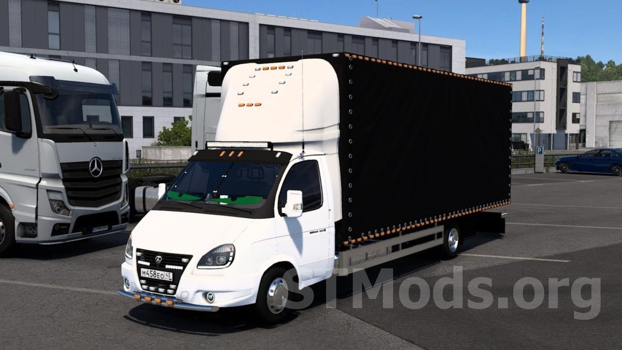 Мод GAZelle pack - адаптация версия 1.5 для Euro Truck Simulator 2