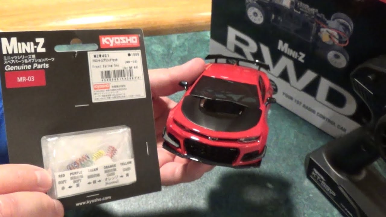 Kyosho Camaro Mini-Z Front Spring Set Install