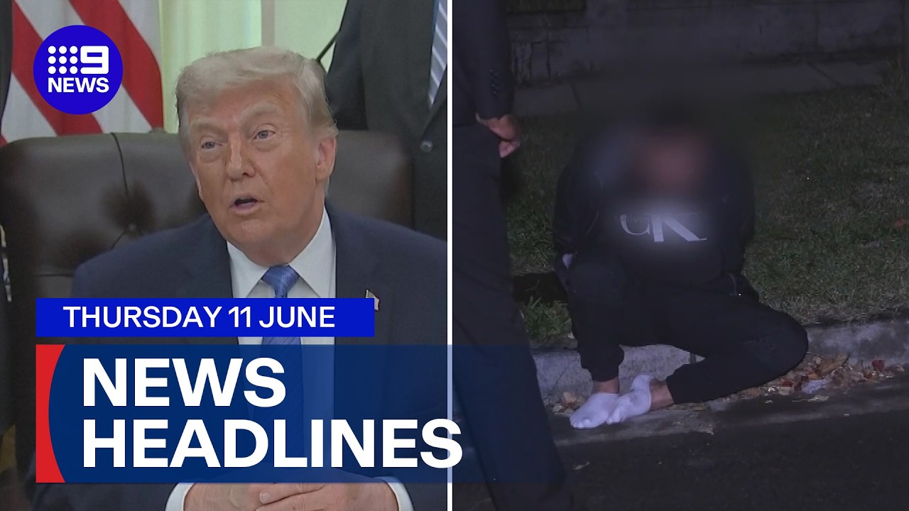 Notorious gang member arrested over alleged drug charges; US unleashes round of strikes | 9 News