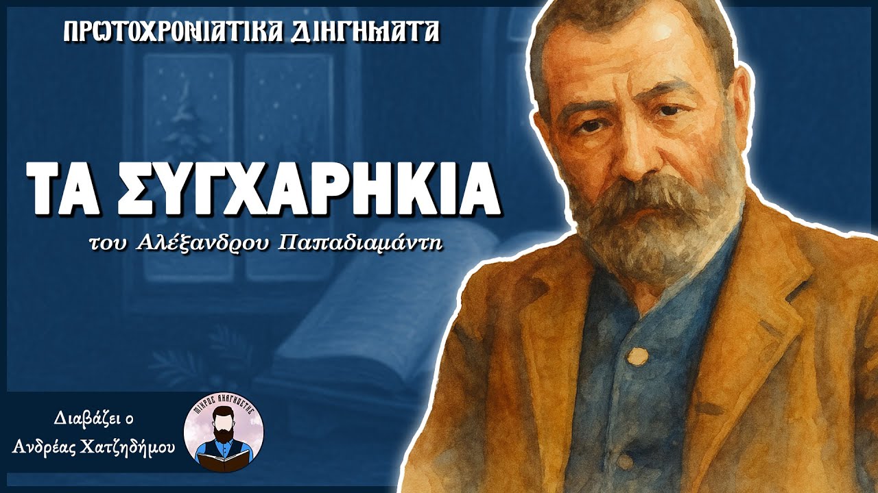 Τα συγχαρήκια - Αλέξανδρος Παπαδιαμάντης | Ο Ανδρέας Διαβάζει Πρωτοχρονιάτικα Διηγήματα