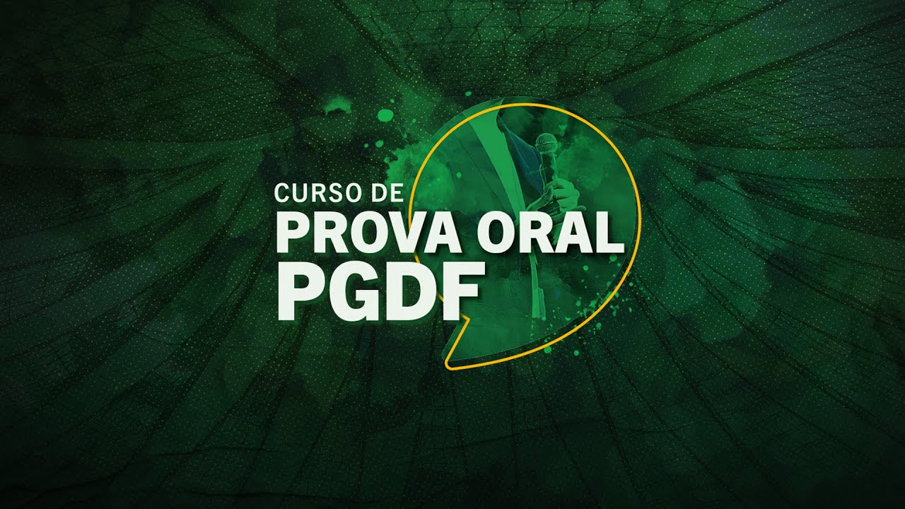 Curso de prova oral para PGDF - Revis&atilde;oPGE