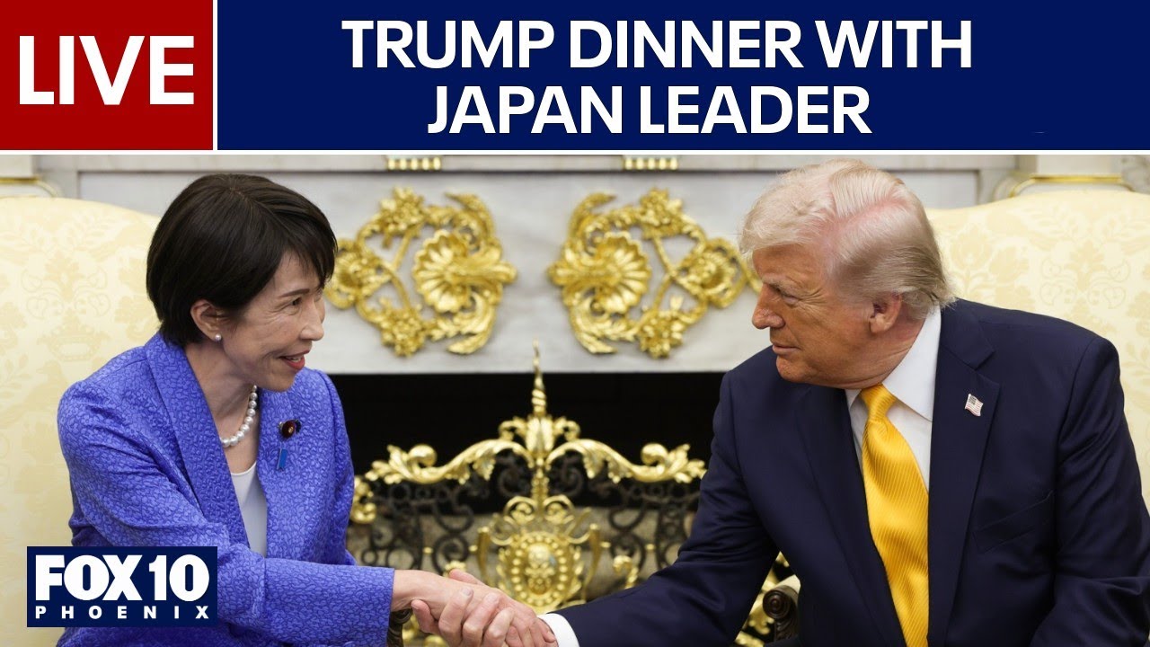 🔴 LIVE: President Trump hosts dinner with Prime Minister Sanae Takaichi of Japan | FOX 10 Phoenix