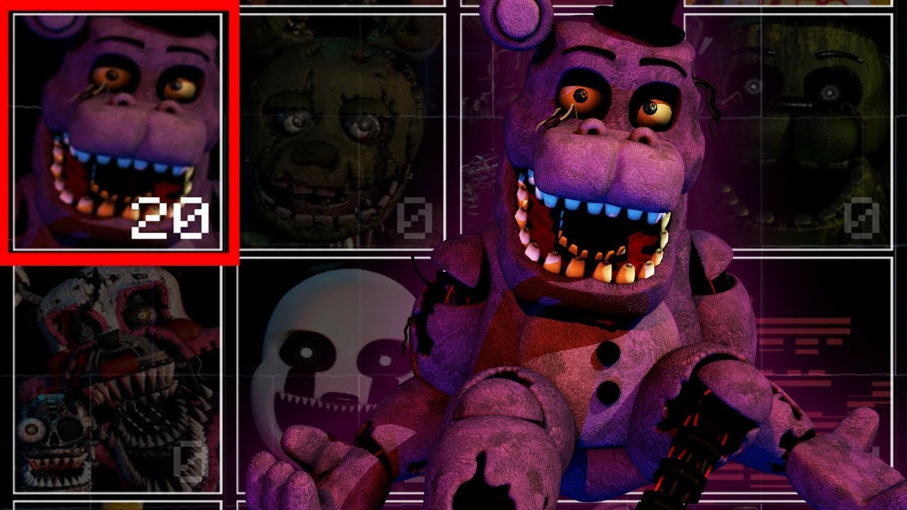 Withered Mr Hippo в UCN! +Jumpscare! (UCN модов)