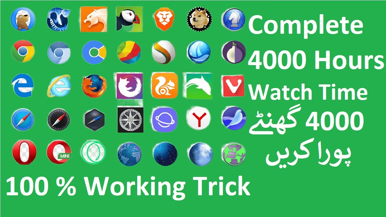 How to complete 4k Hours Watch Time Fast 4k Hours Watch Time Trick New Trick, Non Drop Watch Time