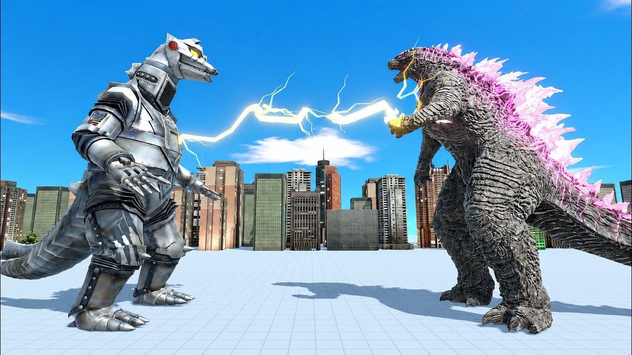 New Ability Showa Mechagodzilla vs Godzilla - Animal Revolt Battle Simulator | ARBS