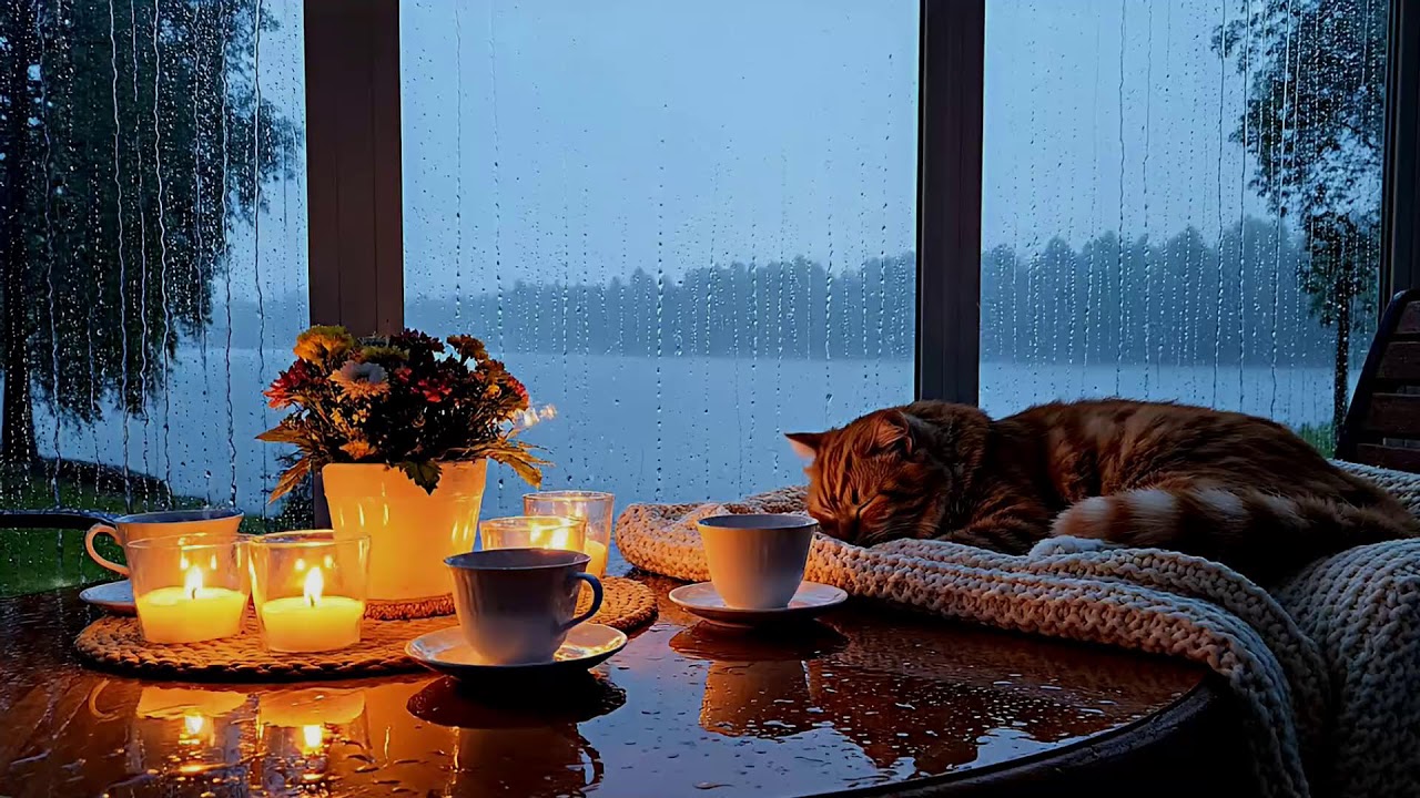Quiet Rain Night & Piano Music | Deep Sleep Music for Relaxation & Peaceful Dreams