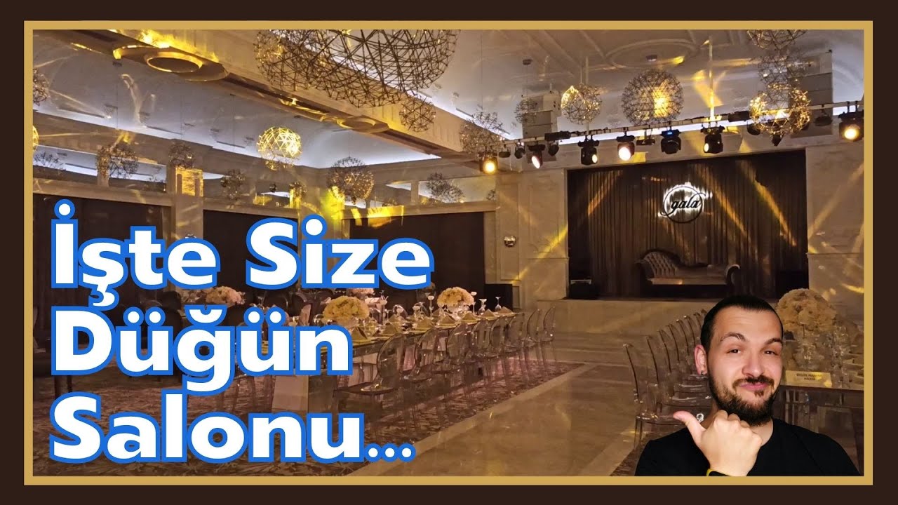 FİLM GALASI GİBİ DÜĞÜN İSTEYENLERE | Gala Balo Düğün Nikah Salonu | Vlog