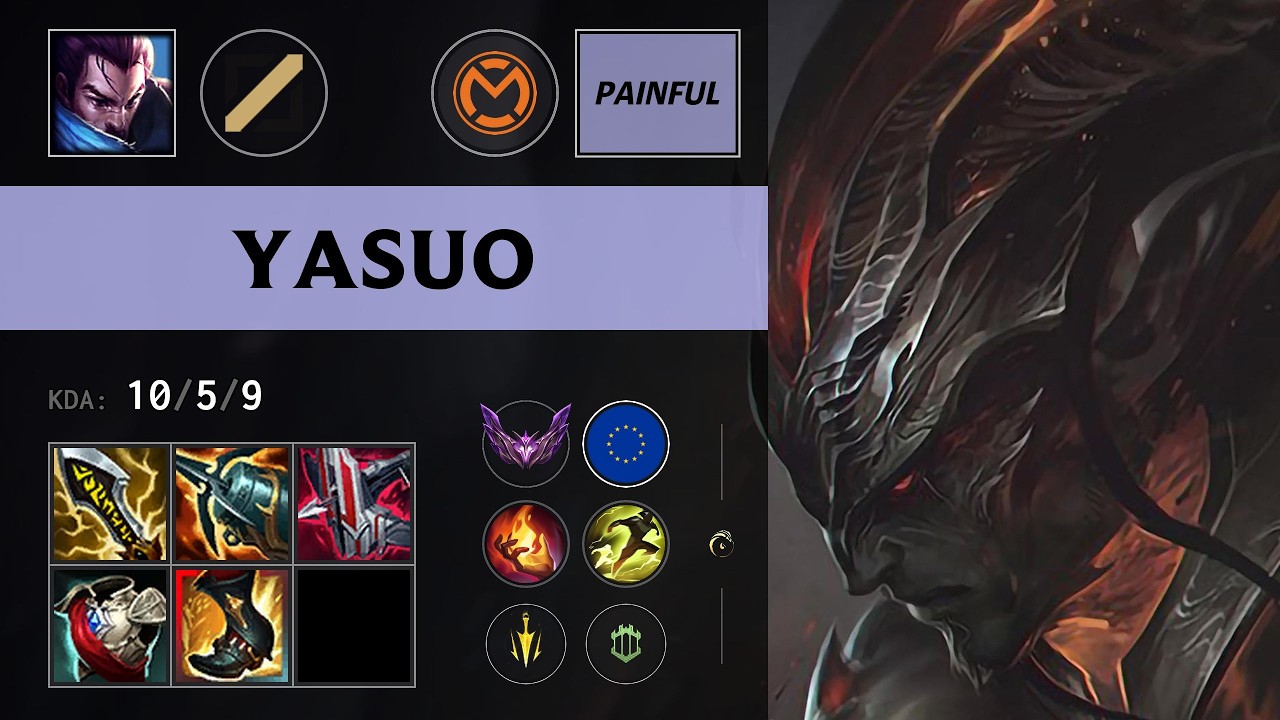 (MCON Painful) Yasuo Mid vs Syndra - EUW Master Patch 26.13