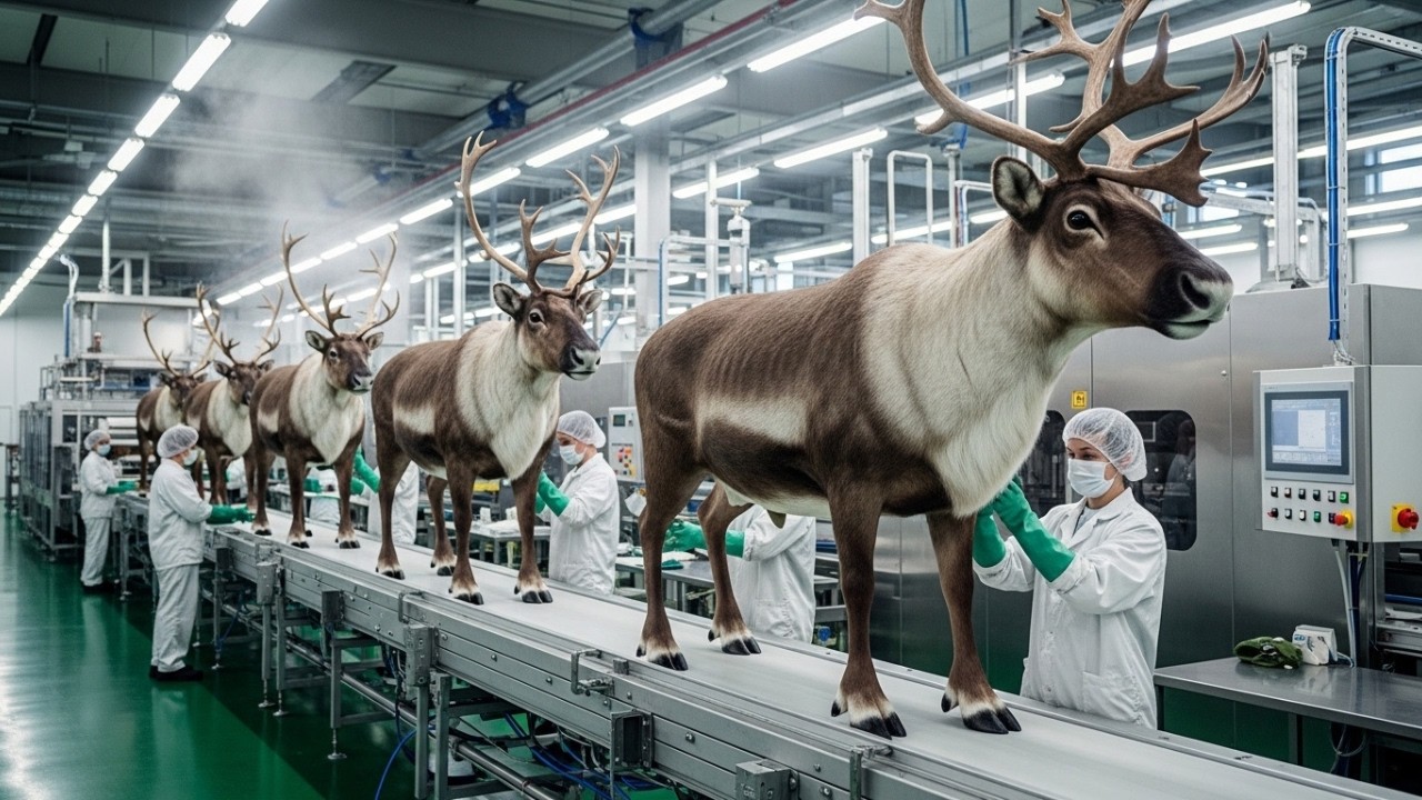 How Reindeer-Inspired Luxury Leather Is Made | Inside the Factory.