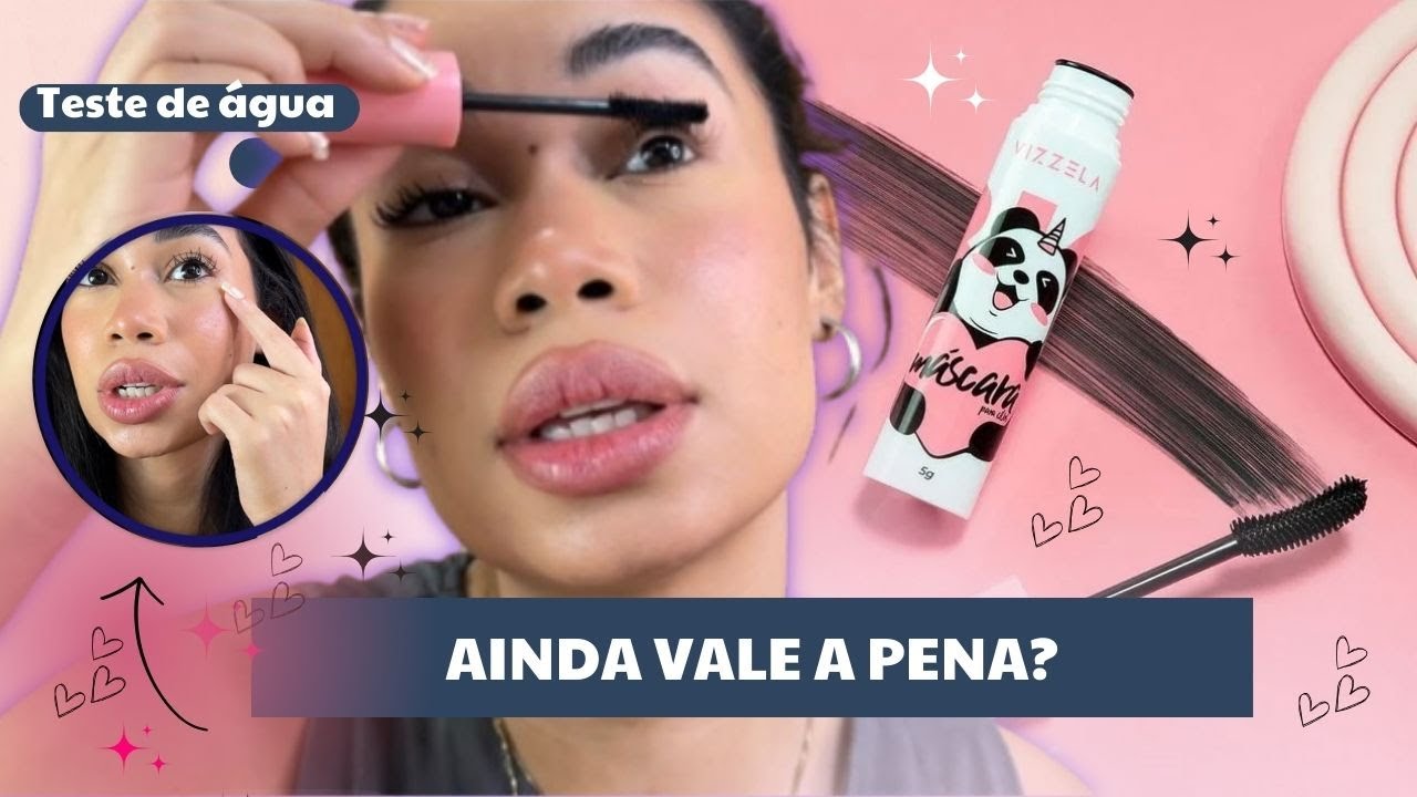Resenha/Testando MÁSCARA de CÍLIOS BIG NO PANDA da VIZZELA *ainda vale a pena?* 🐼