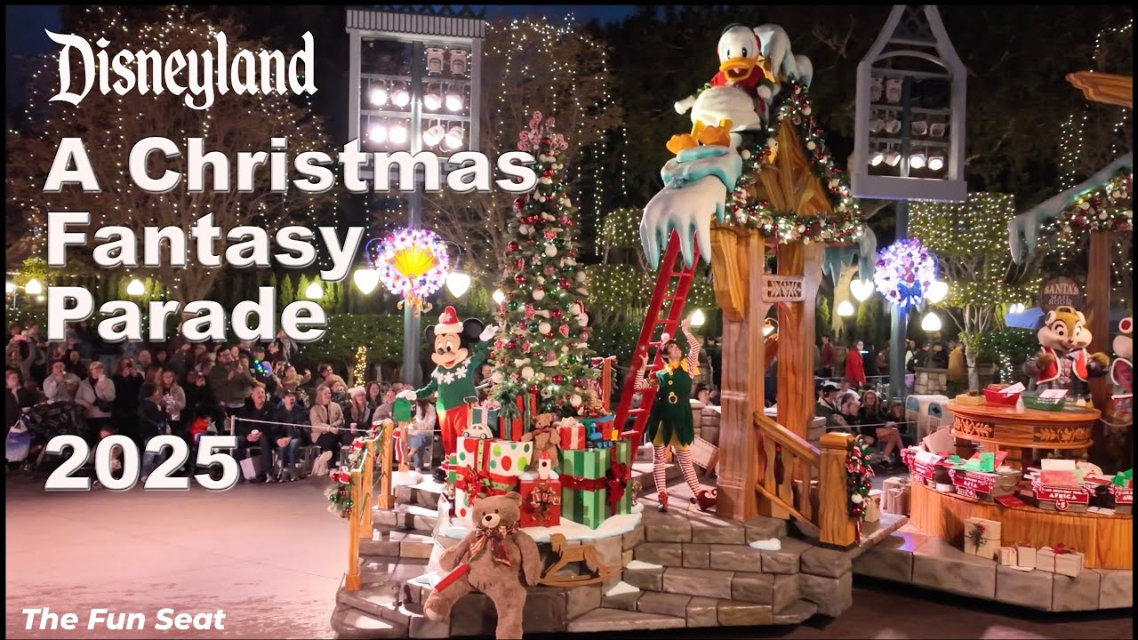 A Christmas Fantasy Parade 2025 - Disneyland - Full Show - 4K
