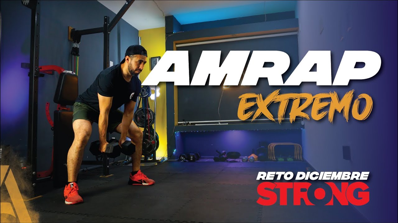 Rutina de CrossFit en CASA 💪 AMRAP  26  Minutos 🔥Reto Strong