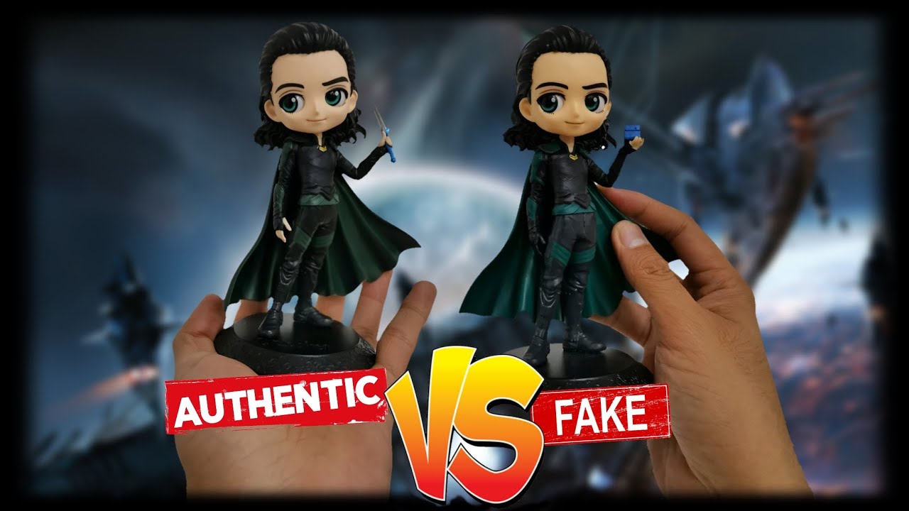 Q Posket Loki [ Authentic VS Fake ] Version A.