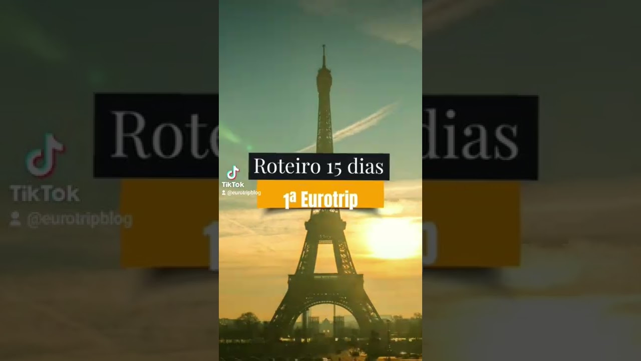Roteiro de 15 dias na Europa #eurotrip #viajarpelaeuropa #dicasdeviagem