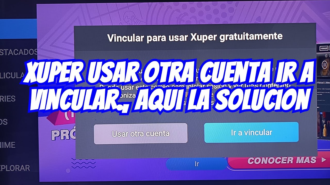Vincular para usar Xuper solución 