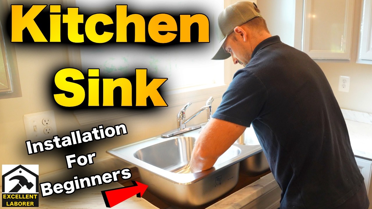 How To Install a Kitchen Sink All By Yourself!