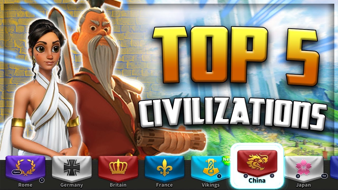 THESE ARE THE TOP 5 BEST CIVILIZATIONS FOR BEGINNERS | ROK UPDATE 2021