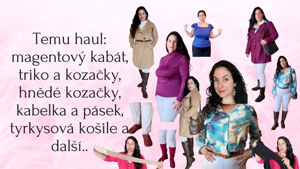 TEMU haul podzimní oblečení a boty