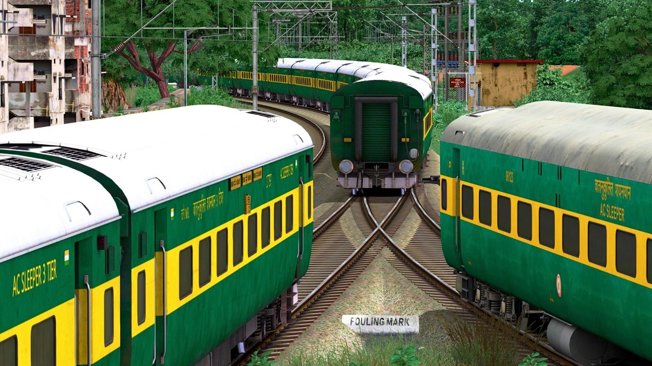GARIBRATH TRAIN FAILED AC COACH REPLACE | BUMPY RAILROAD | Train Simulator | Railwork | NTG GAMING